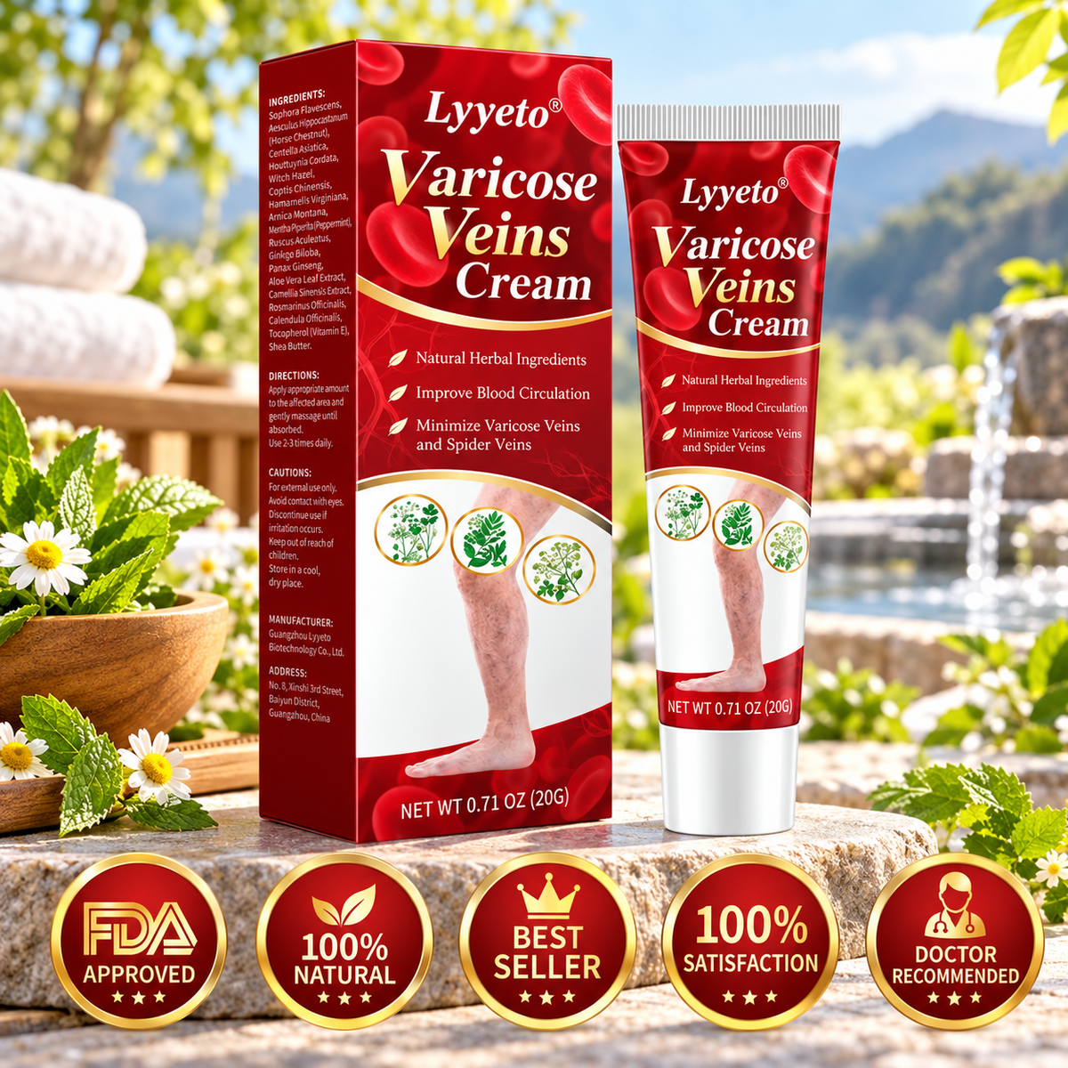Lyyeto® Varicose Veins Cream