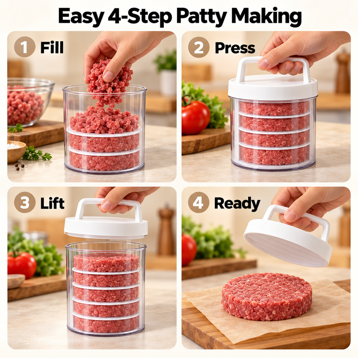 Burger maker details