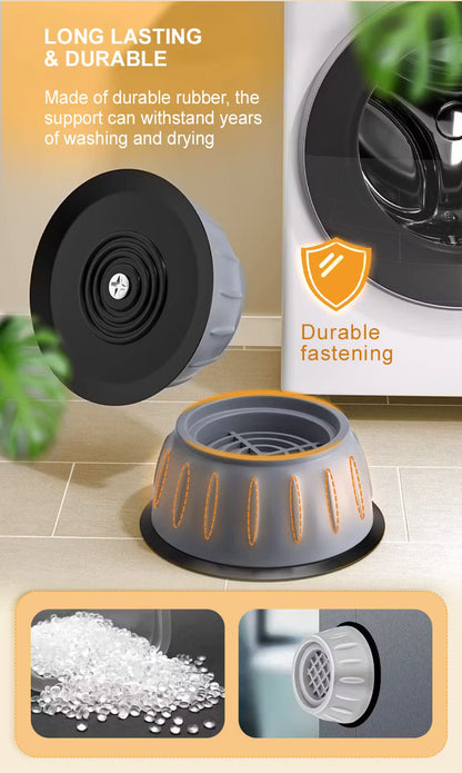 🔇 Quiet Home Anti-Vibration Washer Pads (4 Pack)