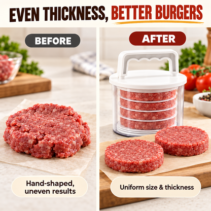 🍔Burger Patty Maker with Stackable Storage Container