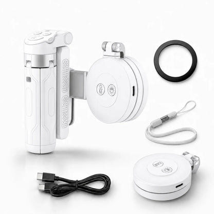 Magnetic Phone Grip – Zoom Control, Selfie Stick & Tripod