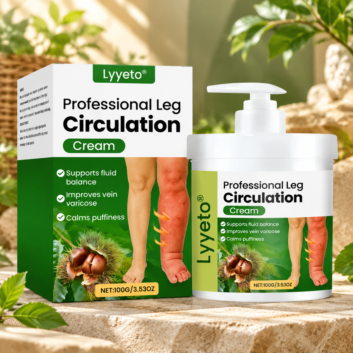 Lyyeto® Professional Leg Circulation Cream
