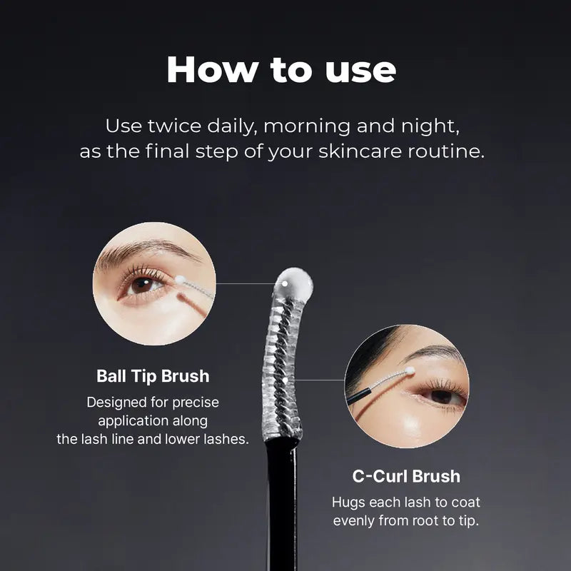 Luhaka eyelash serum size and product detail